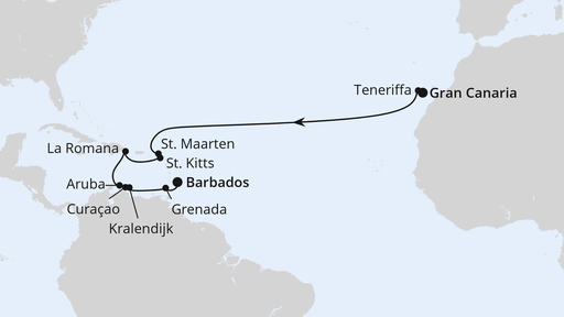 aida-cruises-von-gran-canaria-nach-barbados-2023